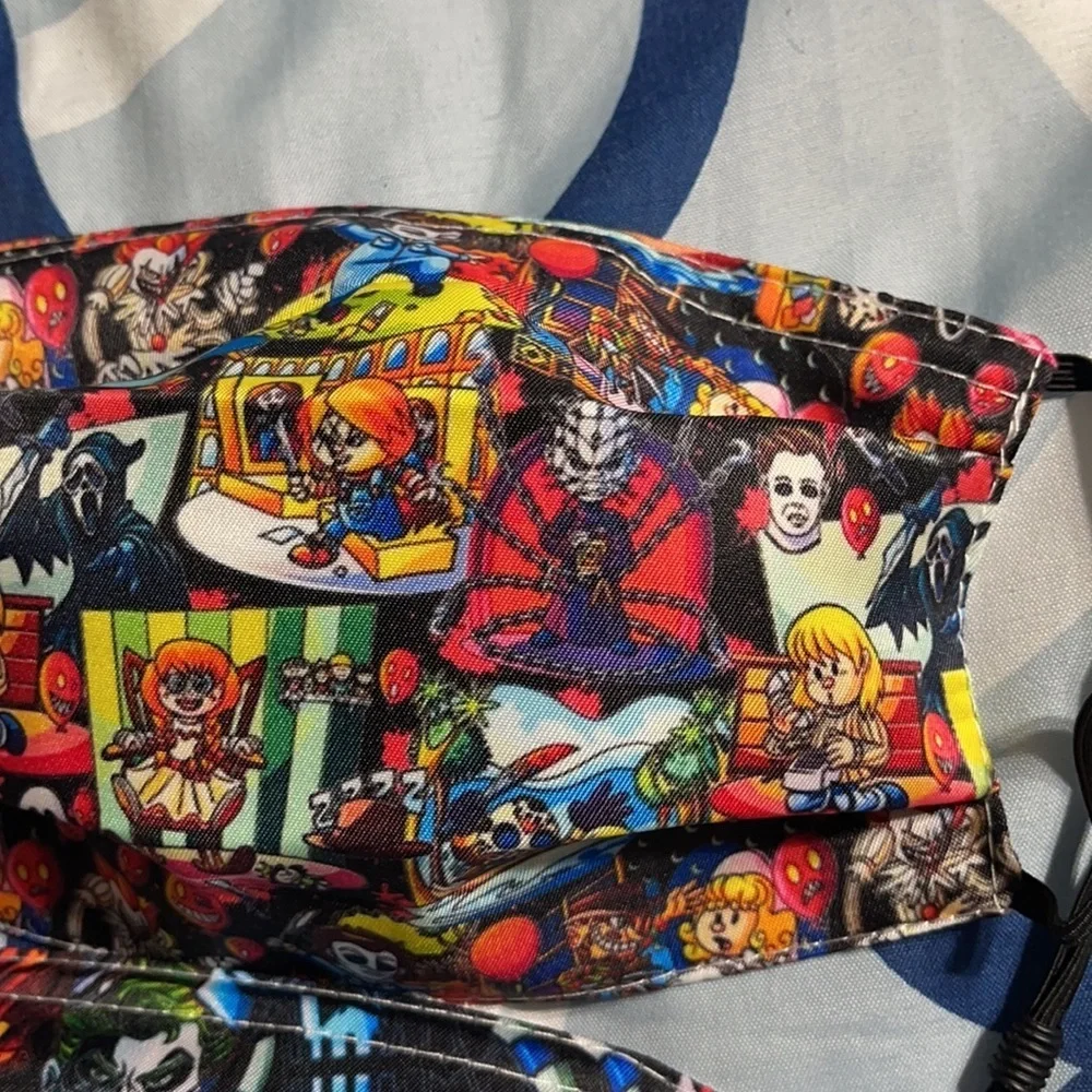 New set/2 Horror cartoon face masks